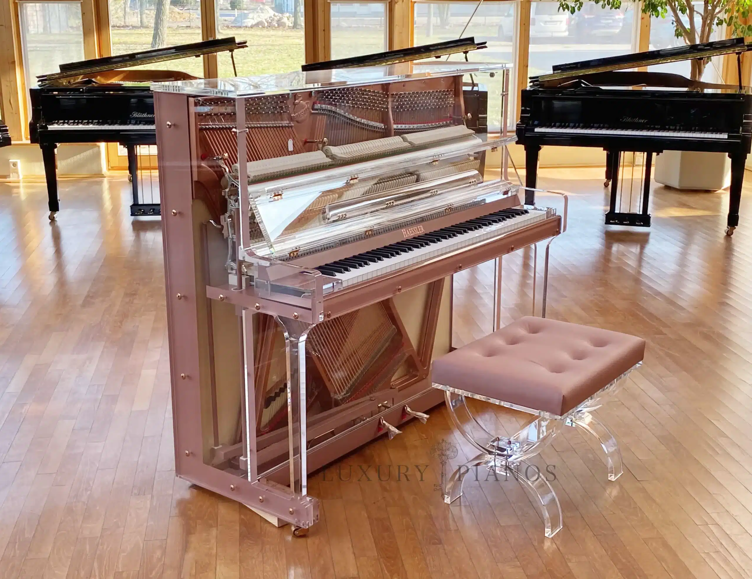 iDyllic Transparent Upright Piano foriDyllic Transparent Upright Piano for  