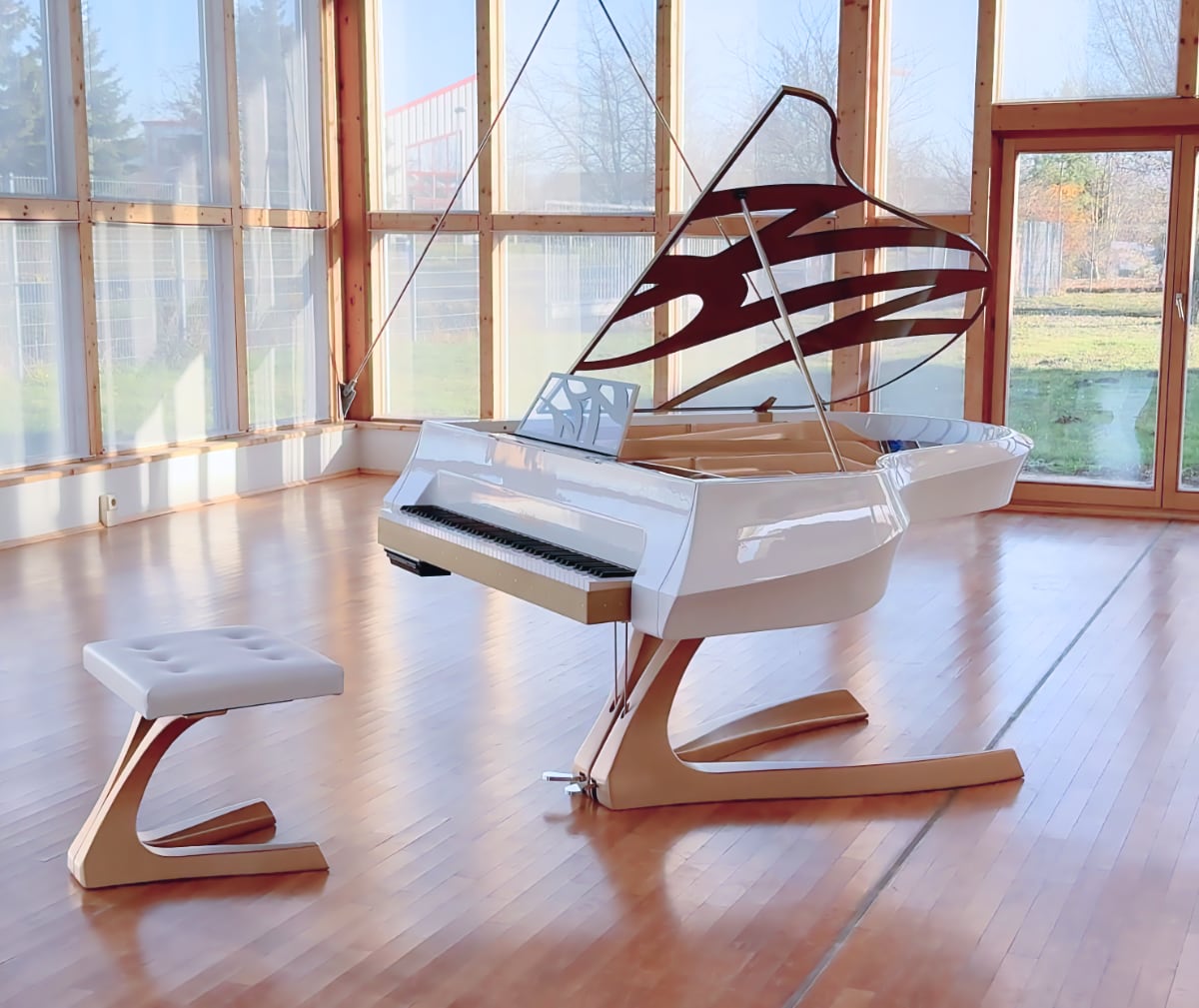 Bluthner Lucid Enzo luxury grand piano
