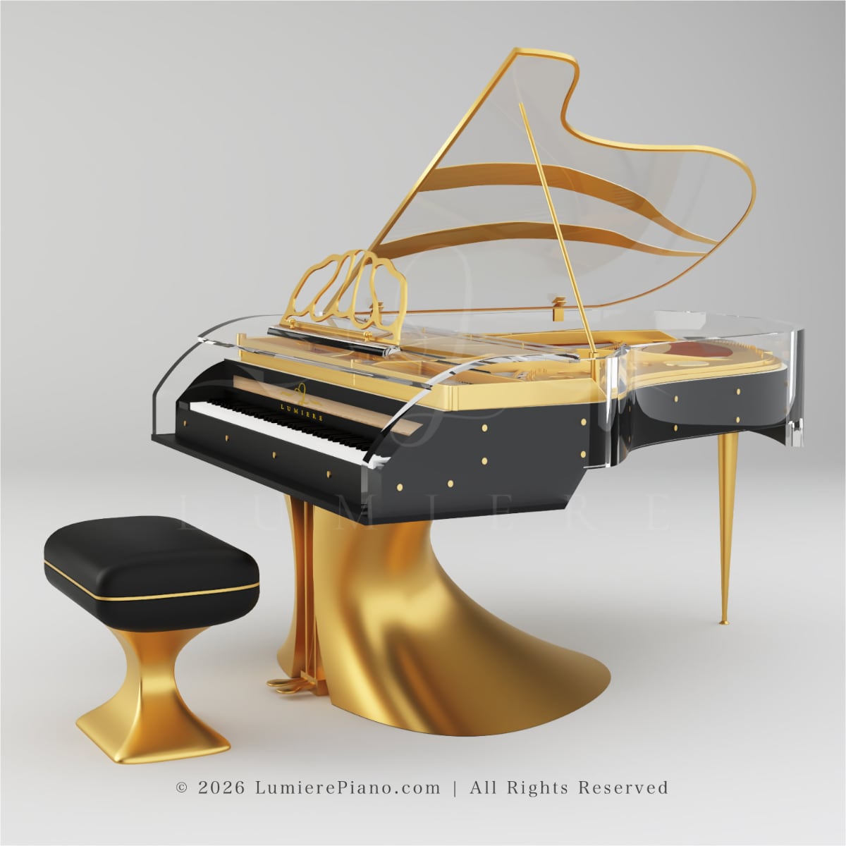Lumiere acrylic piano