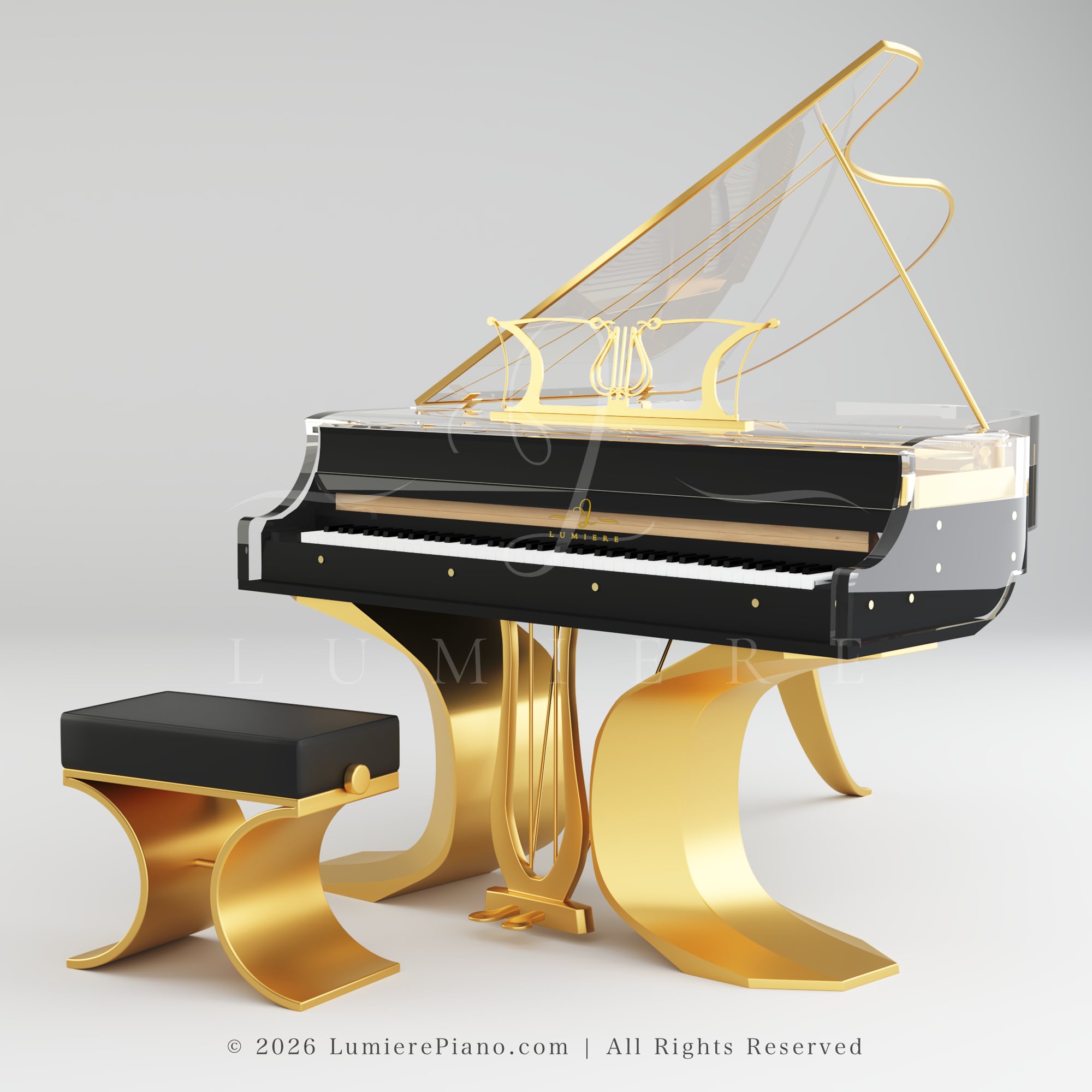 Lumiere acrylic piano